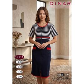 Фотография Халат женский 10911 navy р.2XL-5XL "Anion" недорого оптом от прямого поставщика
