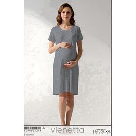 Фотография Ночнушка женская T254 grey р.S-2XL "Trikotag" недорого оптом от прямого поставщика