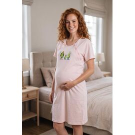 Фотография Ночнушка женская T251 l.pink р.S-XL "Trikotag" недорого оптом от прямого поставщика