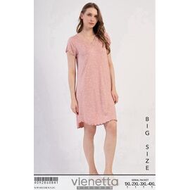 Фотография Ночнушка женская T221 pink р.XL-4XL "Trikotag" недорого оптом от прямого поставщика