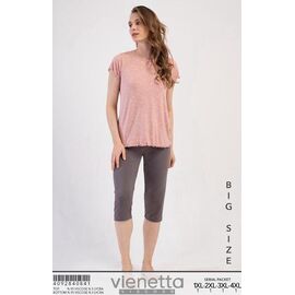 Фотография Пижама лёгкая женская T384 pink р.XL-4XL "Trikotag" недорого оптом от прямого поставщика