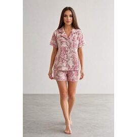 Фотография Пижама лёгкая женская T355 wine р.L-2XL "Trikotag" недорого оптом от прямого поставщика