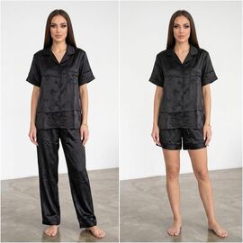 Фотография Комплект женский 3850 black р.M-2XL "Trikotag" недорого оптом от прямого поставщика