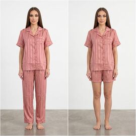 Фотография Комплект женский 3212 pink р.M-2XL "Trikotag" недорого оптом от прямого поставщика