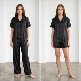 Фотография Комплект женский 3212 black р.M-2XL "Trikotag" недорого оптом от прямого поставщика