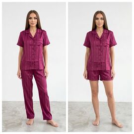Фотография Комплект женский 3212 wine р.M-2XL "Trikotag" недорого оптом от прямого поставщика