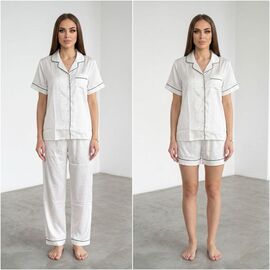Фотография Комплект женский 3712 white р.M-2XL "Trikotag" недорого оптом от прямого поставщика