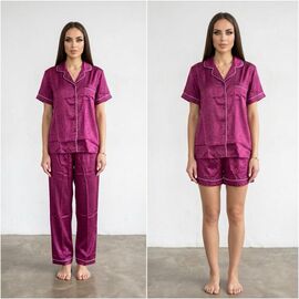 Фотография Комплект женский 3712 wine р.M-2XL "Trikotag" недорого оптом от прямого поставщика