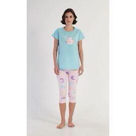Фотография Пижама лёгкая женская T376 l.blue р.S-XL "Trikotag" недорого оптом от прямого поставщика