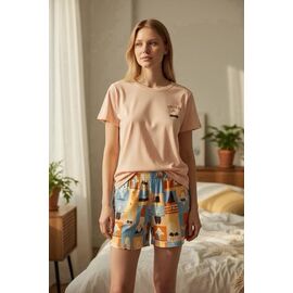 Фотография Пижама лёгкая женская T321 beige р.M-2XL "Trikotag" недорого оптом от прямого поставщика
