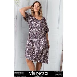 Фотография Ночнушка женская T215 grey р.XL-3XL "Trikotag" недорого оптом от прямого поставщика