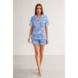 Фотография Пижама лёгкая женская 998 l.blue р.M-2XL "Trikotag" недорого оптом от прямого поставщика
