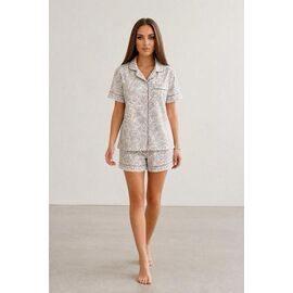 Фотография Пижама лёгкая женская 998 l.grey р.M-2XL "Trikotag" недорого оптом от прямого поставщика