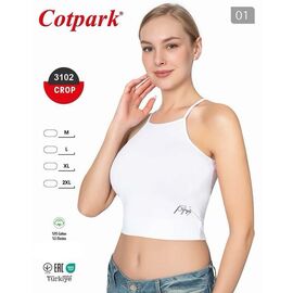 Фотография Топ женский 3102 white р.M-2XL "Trikotag" недорого оптом от прямого поставщика