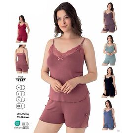 Фотография Пижама лёгкая женская 17247 mint р.M-2XL "Trikotag" недорого оптом от прямого поставщика