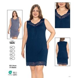 Фотография Ночнушка женская 10676 grey р.2XL-5XL "Trikotag" недорого оптом от прямого поставщика