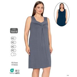 Фотография Ночнушка женская 10651B grey р.2XL-5XL "Trikotag" недорого оптом от прямого поставщика