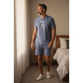 Фотография Пижама мужская 601096 grey р.XL-4XL "Trikotag" недорого оптом от прямого поставщика