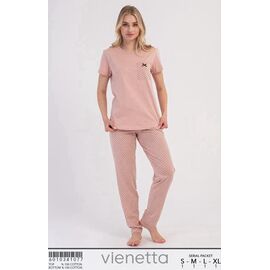 Фотография Пижама лёгкая женская T710 beige р.XL-4XL "Trikotag" недорого оптом от прямого поставщика