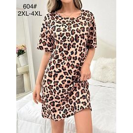 Фотография Ночнушка женская 604 beige р.2XL-4XL "Anion" недорого оптом от прямого поставщика