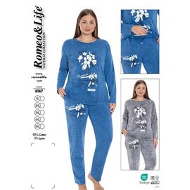 Фотография Пижама женская 6167 grey р.XL-5XL "Trikotag" недорого оптом от прямого поставщика