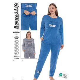 Фотография Пижама женская 6168 blue р.XL-5XL "Trikotag" недорого оптом от прямого поставщика