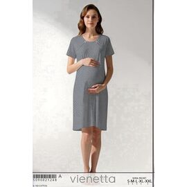 Фотография Ночнушка женская T1387 grey р.S-XL "Trikotag" недорого оптом от прямого поставщика