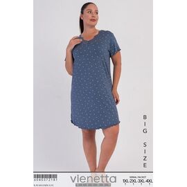 Фотография Ночнушка женская T1424 blue р.XL-4XL "Trikotag" недорого оптом от прямого поставщика