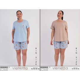 Фотография Пижама лёгкая женская T1429 beige р.XL-4XL "Trikotag" недорого оптом от прямого поставщика