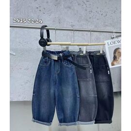 Джинси підліткові 2635 grey р.22-26 "Baron Jeans" недорого оптом від прямого постачальника