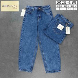 Джинси підліткові 245 blue р.22-27 "Baron Jeans" недорого оптом від прямого постачальника
