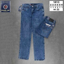 Джинси чоловічі 1813 blue р.32-40 "Baron Jeans" недорого оптом від прямого постачальника