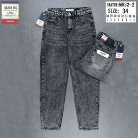Джинси чоловічі M622-2 grey р.28-36 "Baron Jeans" недорого оптом від прямого постачальника