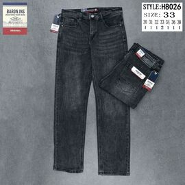 Джинси чоловічі 8026 d.grey р.30-38 "Baron Jeans" недорого оптом від прямого постачальника