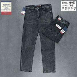 Джинси чоловічі 8027 d.grey р.32-38 "Baron Jeans" недорого оптом від прямого постачальника