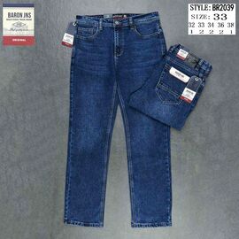 Джинси чоловічі BR2039 navy р.32-38 "Baron Jeans" недорого оптом від прямого постачальника