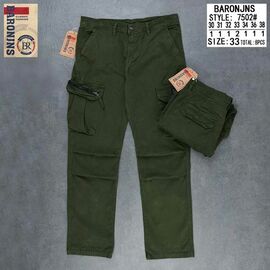 Джинси чоловічі 7502-3 green р.30-38 "Baron Jeans" недорого оптом від прямого постачальника
