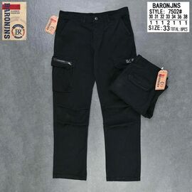 Джинси чоловічі 7502-1 black р.30-38 "Baron Jeans" недорого оптом від прямого постачальника