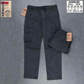 Джинси чоловічі 7501-6 d.grey р.32-38 "Baron Jeans" недорого оптом від прямого постачальника