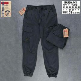 Джинси чоловічі 7503-6 d.grey р.32-40 "Baron Jeans" недорого оптом від прямого постачальника