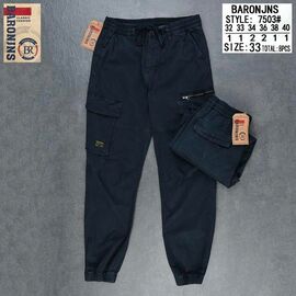 Джинси чоловічі 7503-2 navy р.32-40 "Baron Jeans" недорого оптом від прямого постачальника