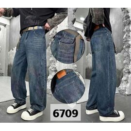 Джинси чоловічі 6709 blue р.29-36 "Baron Jeans" недорого оптом від прямого постачальника