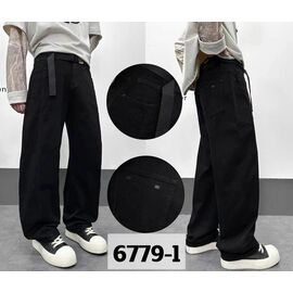 Джинси чоловічі 6779-1 black р.28-36 "Baron Jeans" недорого оптом від прямого постачальника