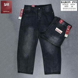 Джинси чоловічі 8111 d.grey р.28-36 "Baron Jeans" недорого оптом від прямого постачальника