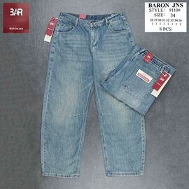 Джинси чоловічі 8110 l.blue р.28-36 "Baron Jeans" недорого оптом від прямого постачальника