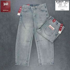Джинси чоловічі 6102 l.blue р.29-36 "Baron Jeans" недорого оптом від прямого постачальника