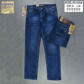 Джинси чоловічі 9055 navy р.32-40 "Baron Jeans" недорого оптом від прямого постачальника