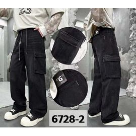 Джинси чоловічі 6728-2 black р.29-34 "Baron Jeans" недорого оптом від прямого постачальника