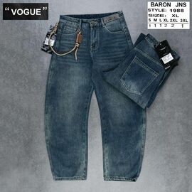 Джинси чоловічі 1988 blue р.S-3XL "Baron Jeans" недорого оптом від прямого постачальника