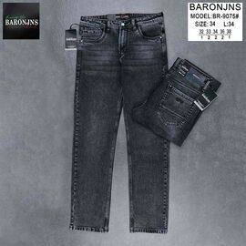 Джинси чоловічі 9075 d.grey р.32-38 "Baron Jeans" недорого оптом від прямого постачальника